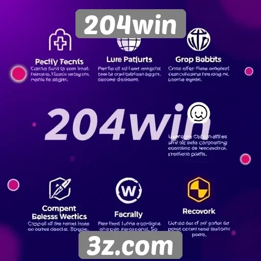Características de design do site 204win