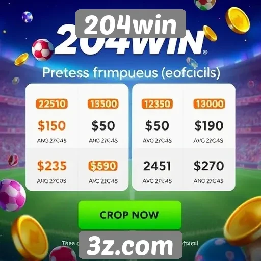 Plataforma 204win apresenta novas promoções para jogadores