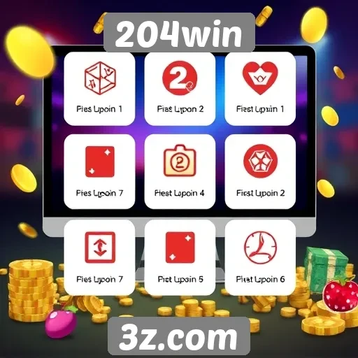 Análise das principais funcionalidades do site 204win